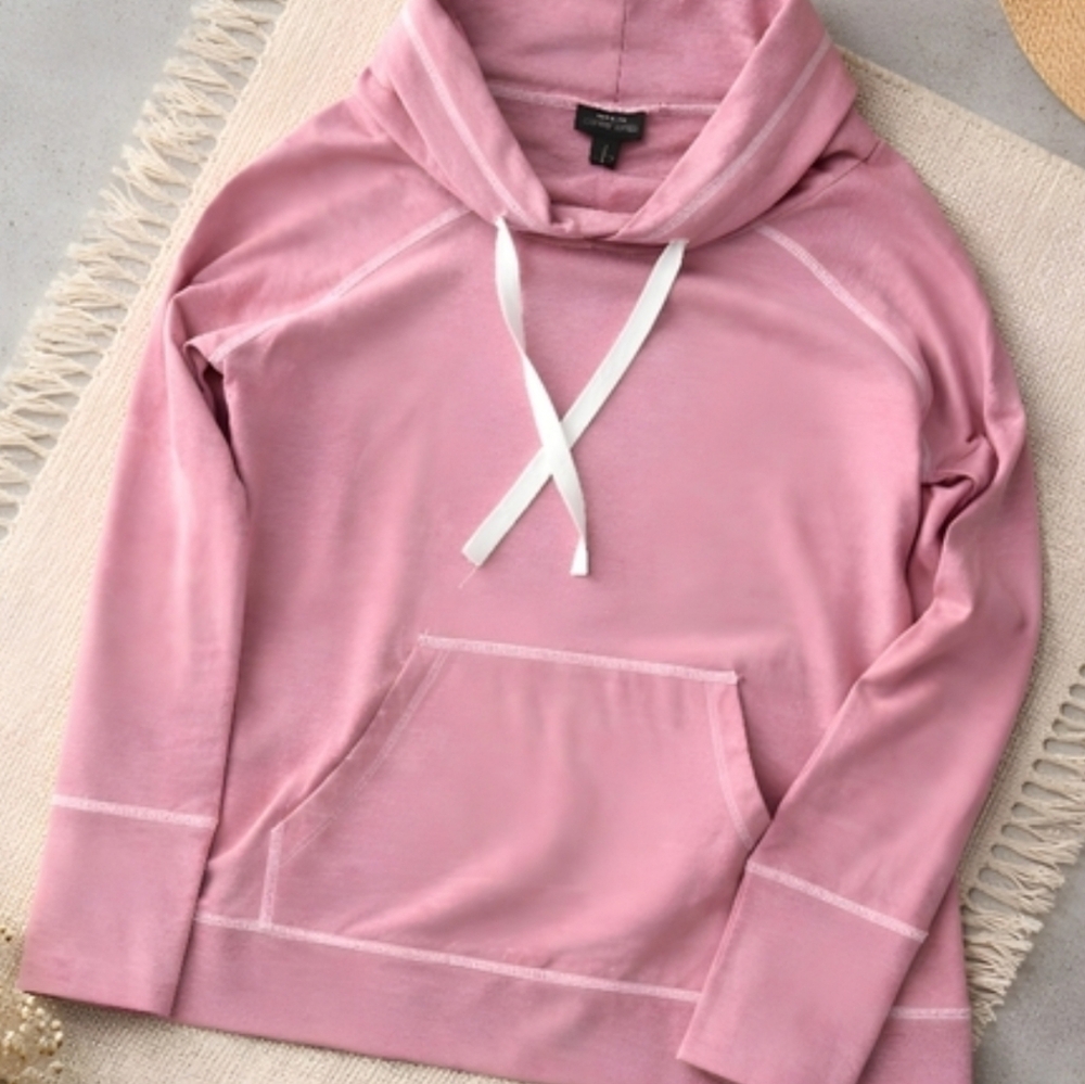 Nomadic Traders Nautical Red White Stripe Pullover Light Hoodie - Picture 15 of 16